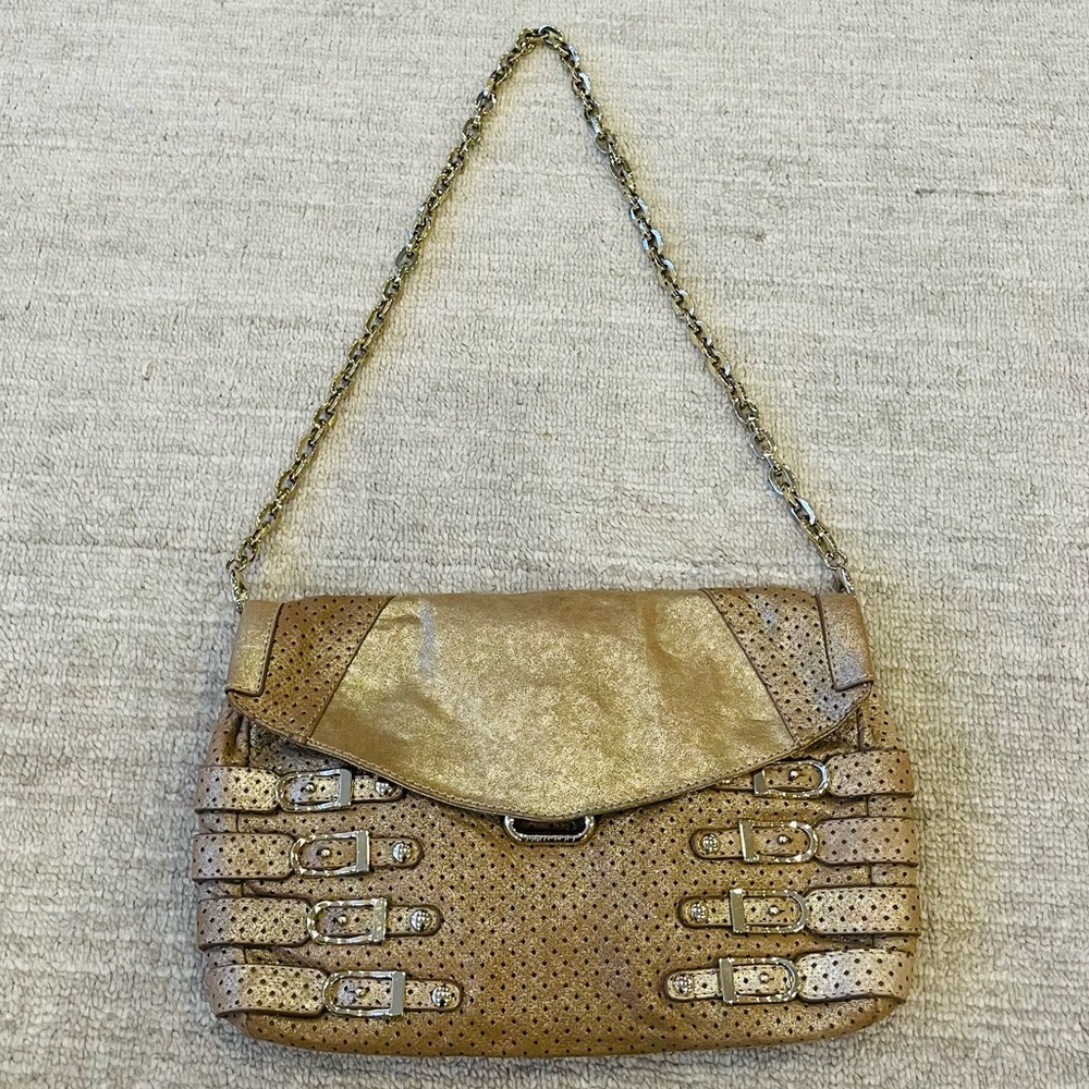 Jimmy Choo Perforated Bardia Clutch